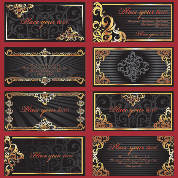 free vector Vector gold ornate lace
